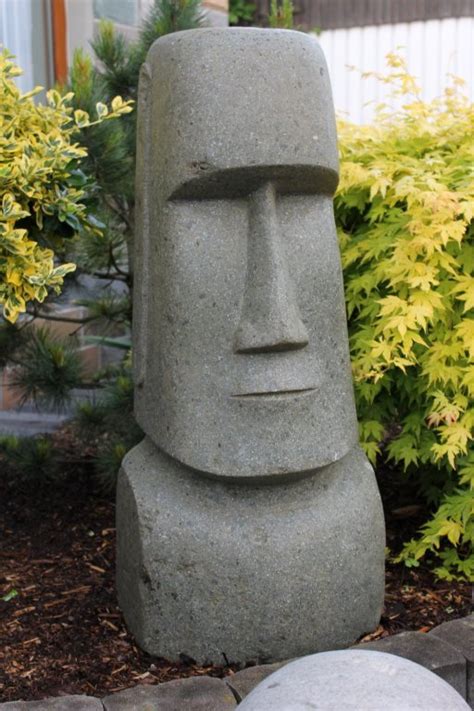 Statue Moai Osterinsel Steinfigur Kopf