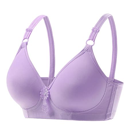 Padded Sports Bras For Women Pullover Bra Feature V Neck Balconette Bra