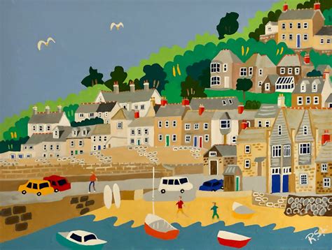 Mousehole Cornwall Framed Art Print Richard Lodey Etsy