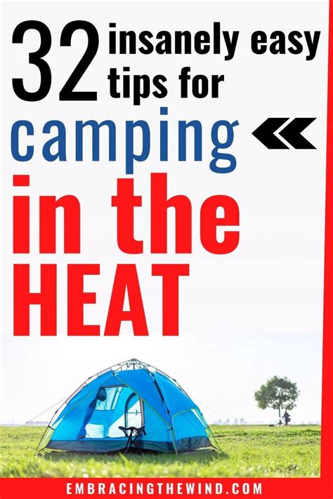 Tips For Camping In The Heat For Rv Ers Too Camping Supplies