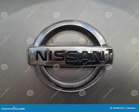 NISSAN Car Emblem and Brand Logo. Modern and High Technology Car Build ...