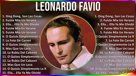 Leonardo Favio Mix Las Mejores Canciones Ding Dong Son Las