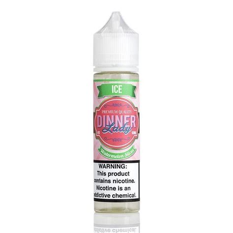 Tuck Shop Watermelon Slices ICE Vape Dinner Lady E Liquid 60mL