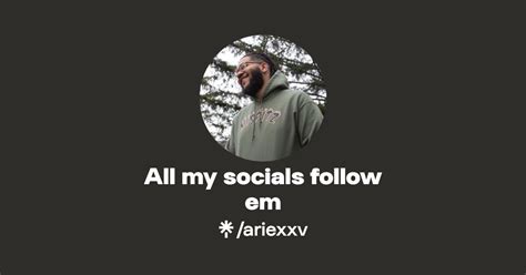 All My Socials Follow Em Twitter Instagram Tiktok Linktree