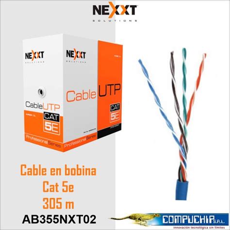 CABLE SOLIDO CAT 5E UTP NEXXT 305 METROS