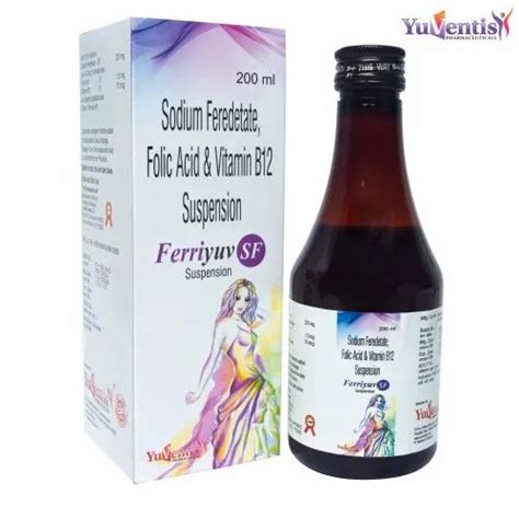 Sodium Feredetate B P 231mg Elemental Iron 33mg Folic Acid I P 1 5mg Vitamin B12 15mcg At