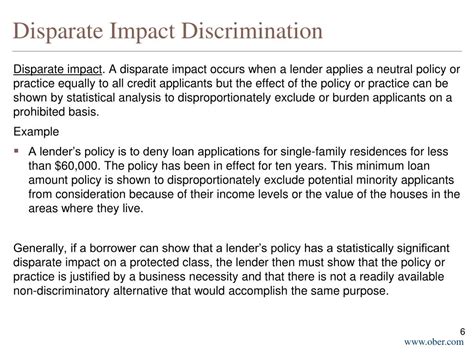 Ppt Disparate Impact Discrimination And Community Banks Powerpoint