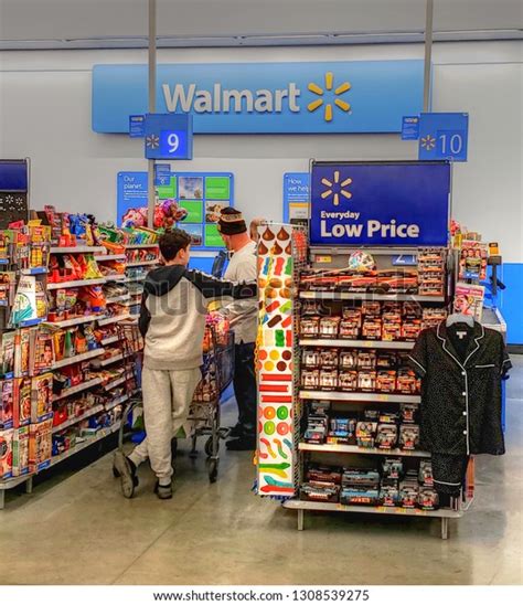 Walmart Retail Store Cashier Check Out Stock Photo Edit Now 1308539275