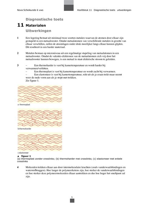 Nova Sk Vwo Diagnostische Toets Hst Uitwerkingen Nova Scheikunde