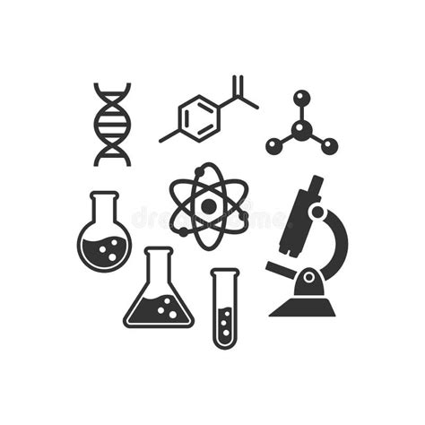 Símbolo De Icono De Química Signo Creativo De La Colección De Iconos De Biotecnología Icono De