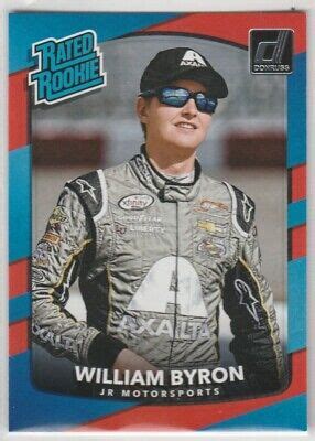 William Byron Rated Rookie 2018 Panini Donruss Racing Nascar Axalta 26