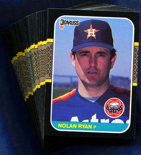 Donruss Houston Astros Baseball Card Team Set