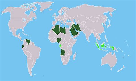 Opec Countries Worldatlas