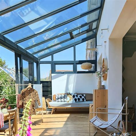 High Performance Steel Structure Villa Glass Sunrooms Aluminium Sunroom