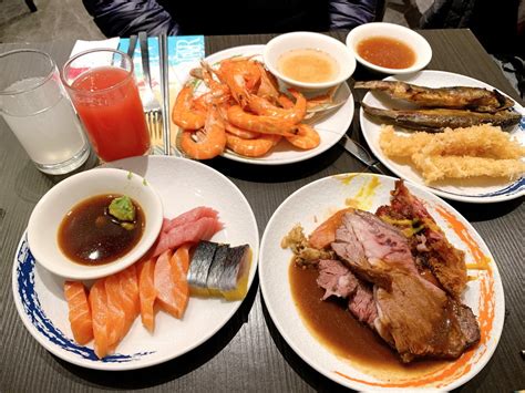 漢來海港餐廳台中店｜台中吃到飽buffet推薦，海鮮很威牛排好吃，晚餐7點半後入場一律8折，有壽星優惠