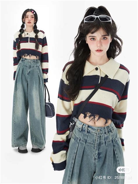 Aesthetic Outfit Inspo Korean Fashion Style Clothes Graphic Design