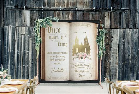 Vintage Gold Castle Fairytale Backdrop Once Upon A Time Decor Magical