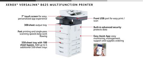 Xerox Versalink B625dn Multifunction Printer Bw