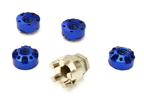 Integy RC Toy Model Hop Ups C27947BLUE Realistic Billet Machined M4