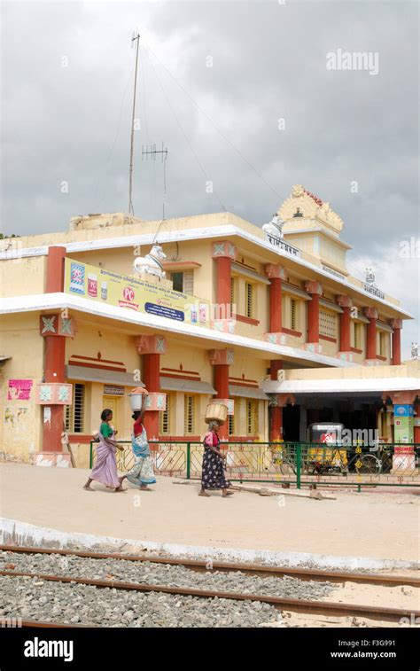 Railway Station of Rameswaram ; Char Dham ; Tamil Nadu ; India Stock Photo - Alamy