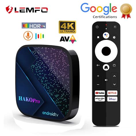 Lemfo Hako Pro Smart Tv Box Android Google Certified Amlogic S Y