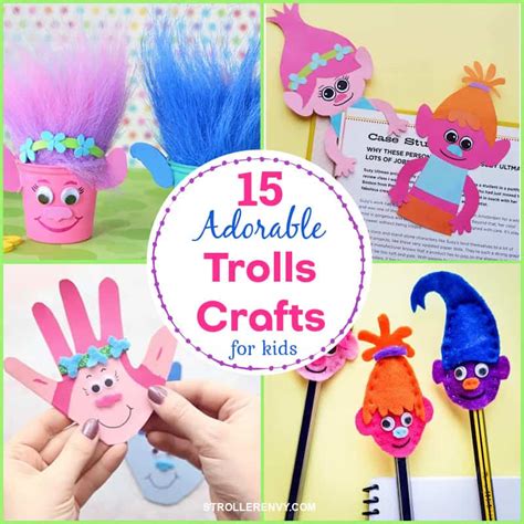 15 Adorable Trolls Crafts For Kids Guaranteed To Be A Hit