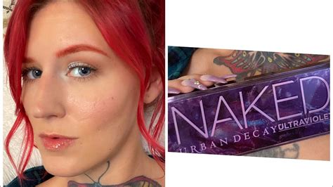 Urban Decay Naked Ultraviolet Palette Quick Easy Look Youtube