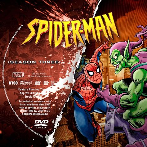 Spider Man 1994 Animated Cartoon Tv Series Complete Dvd Set Etsy