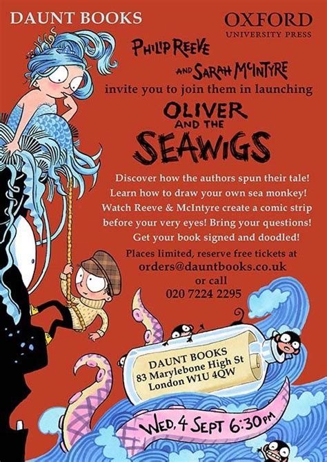 Oliver And The Seawigs Join Us For The Launch Party Jabberworks