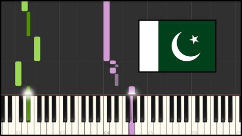 Pakistan National Anthem Quami Taranah Piano Tutorial Youtube