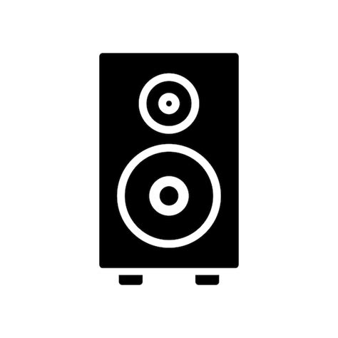 Premium Vector Speakers Icon Design Vector Template