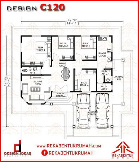 Cara Lukis Pelan Rumah 30 Pelan Rumah 1 2 3 Tingkat Percuma Design