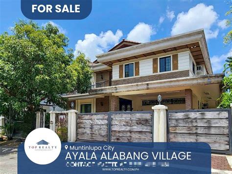 House For Sale In Muntinlupa At Ayala Alabang Village House And Lot