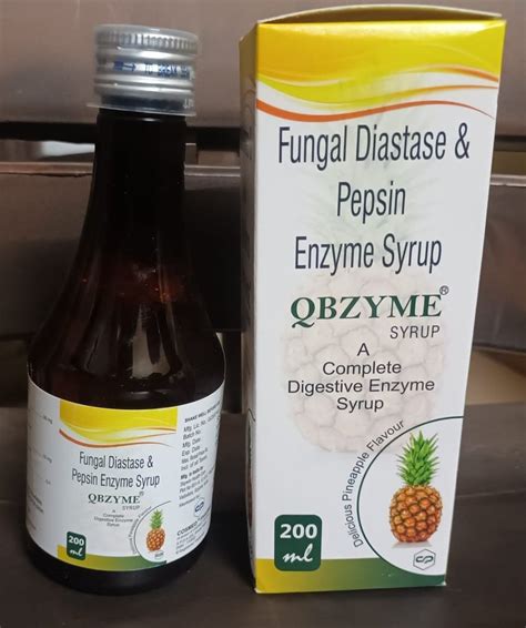 Fungal Diastase Pepsin Enzyme Syrup 200 Ml At Rs 105 Box In Gwalior