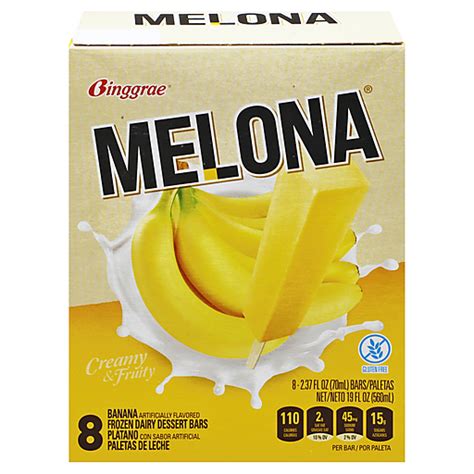 Melona Dessert Bars Banana Flavored 8 Ea Shop Foodtown