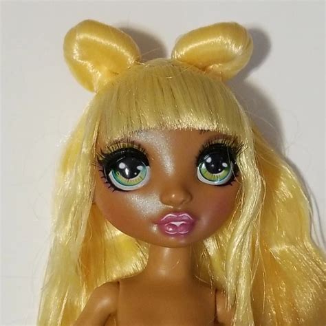RAINBOW HIGH SERIES 1 Sunny Madison Nude Articulated Fashion Doll Yellow Hair 20 10 PicClick UK
