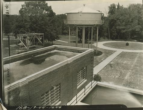 Water tower at Fort Benning, Georgia on 7 Juy 1944 | The Digital