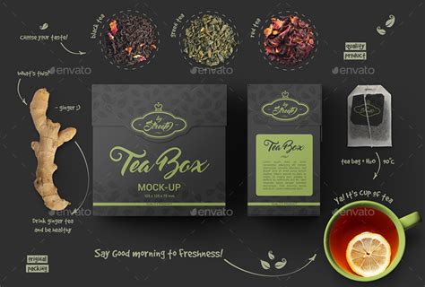 Free Tea Packaging Mock Up In Psd Free Psd Templates