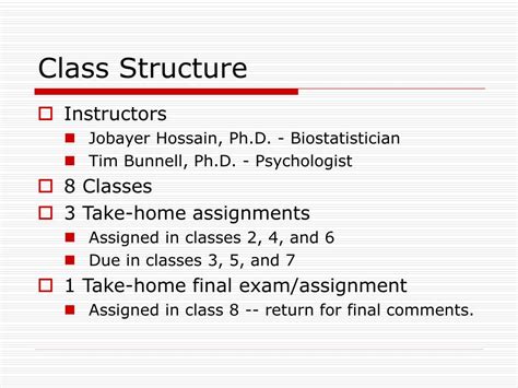 Ppt Class Structure Powerpoint Presentation Free Download Id 891001