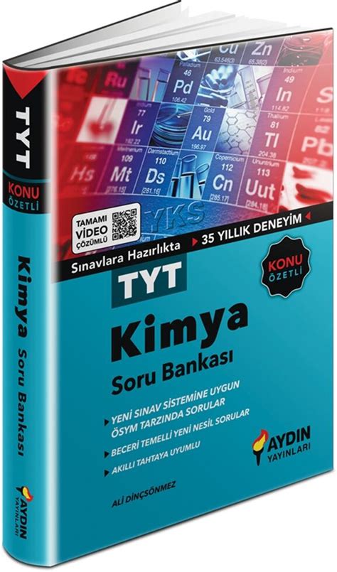 Aydın Yayınları TYT Kimya Konu Özetli Soru Bankası Kitapİşler İşler