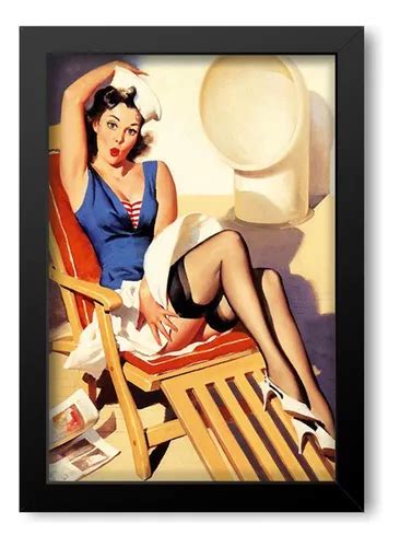 Quadro Decorativo Pin Up Mdf X Cm Mercadolivre