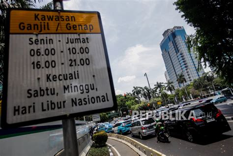 Dishub Dki Jakarta Tiadakan Ganjil Genap Pada Dan Mei Selama