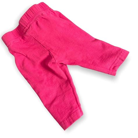 Hello Gorgeous Baby Girl Pink Pull On Pants 3 6 Months Leggings Comfort