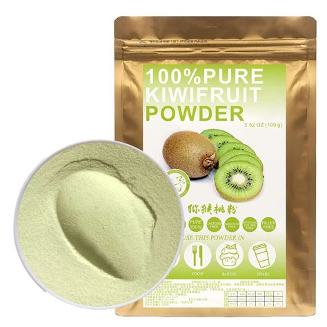 Amazon.com : 100% Natural Pure Kiwifruit Powder 100g/3.52oz 猕猴桃粉 ...