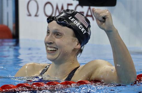 Female Phelps Ledecky Swims Into History With Th Olympic Gold