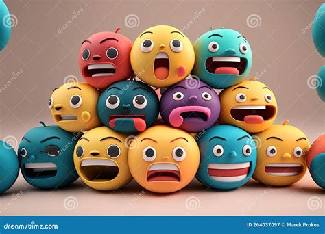 Many Emoji Face Screaming In Fear A Yellow Face Screaming In Fear