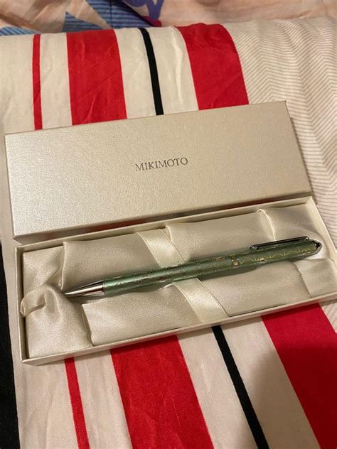 Mikimoto Pearl Ballpoint Pen Hobbies Toys Stationery Craft