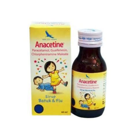 Jual Anacetine Anacetin Syrup Syr Sirup Obat Batuk Flu Anak Bayi Baby