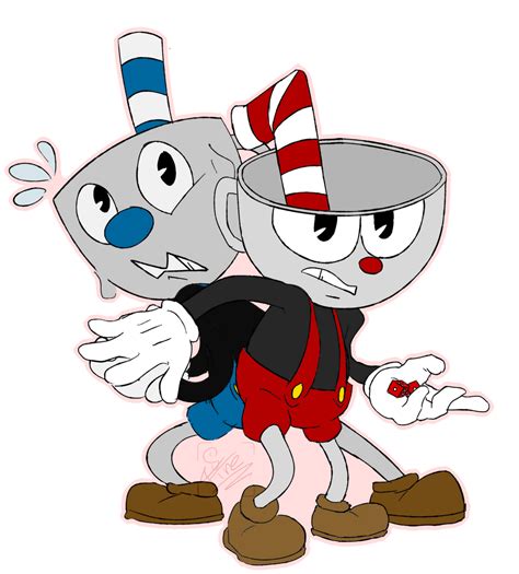 Cuphead And Mugman By Greatfirelegend On Deviantart