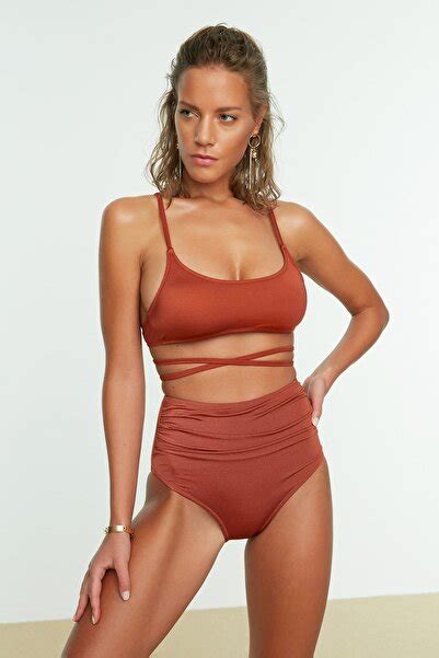 Brown Bikini Bottoms Styles Prices Trendyol